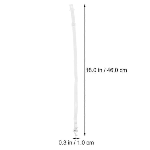 20 stk. Svarte Sløyfer Sløyfe Forlengelsesbånd Justerbart Sløyfebånd Elastisk Halsstropp Sløyfe- Stropp DIY Sløyfestropper