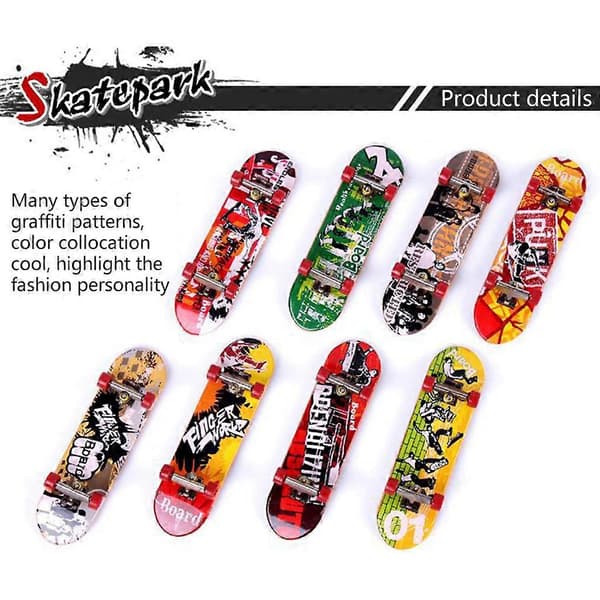 Alloy Stand Plastik Mini Fingerboards Mini Skate Finger Skateboard Børnelegetøj