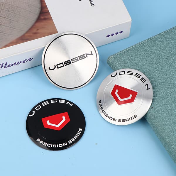 4 stk. 65 mm Vossen Wheel ap Sticker Emblem Badge Bilfælg Dekal C