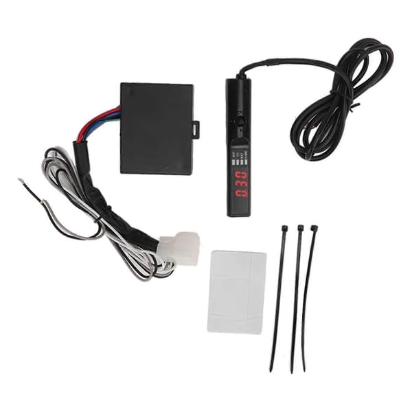 Auto Turbo Timer 12V Flameout Delay Engine Start Timer med LED Digital Display for Bil Rødt Lys