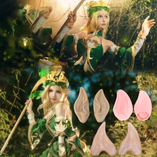Fake Goblin Ears Halloween Kostymer Tillbehör Elf ears