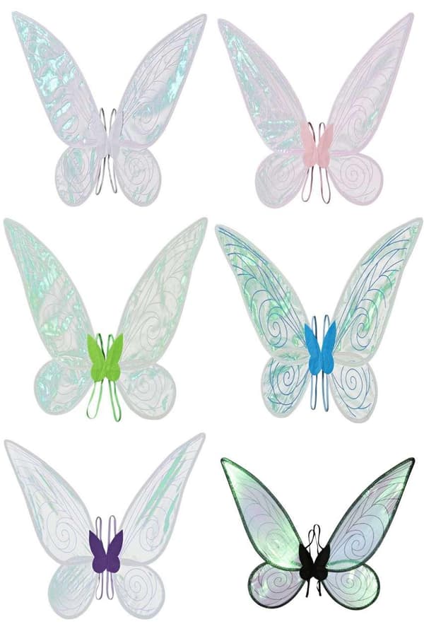 Fairy Wings Udklædning - Alf - Fevinger - Halloween Grön