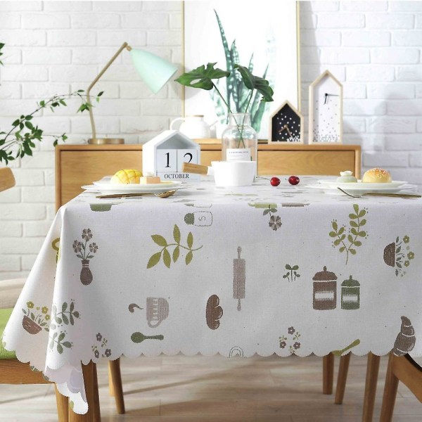 Bondgårdskök rektangulär bomull och linne duk soffa soffa restaurang bröllopsfödelsedagsfest D