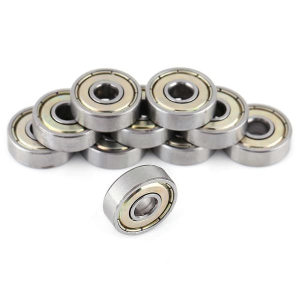 10 stk. metalskærmede holdbare multifunktionelle miniaturekuglelejer af kulstofstål 626ZZ (6x19x6mm)