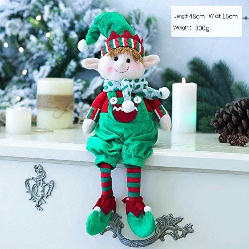 Baby Christmas Elf Dukker Jul Miniature Elf Dukker Tiny Elf