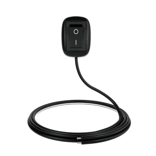 DC 12V Universal Bilbryter Lim Type Vippebryter med Kabel 50cm for Tåkering Kjørelys Neonlys