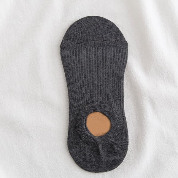 10 par Ankelsokker Damesport Korte sokker, ensfarget dark grey