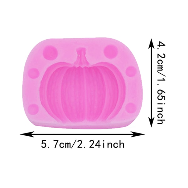Pumpa Form 3D Form Höstpumpabakning Pink