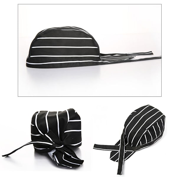 Färgglad Pirates Chef Cap Skull Cap Professionell Catering Olika Chef Hatt