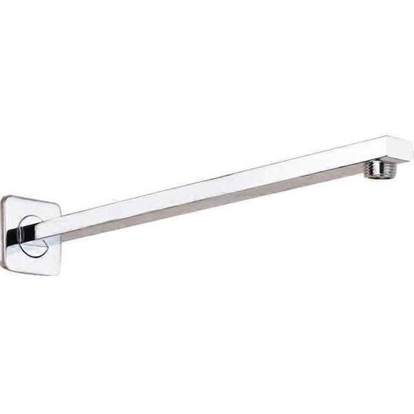 Brusearm 16 tommer firkantet, vægmonteret brusearm til regnbruserhoved, 40 cm