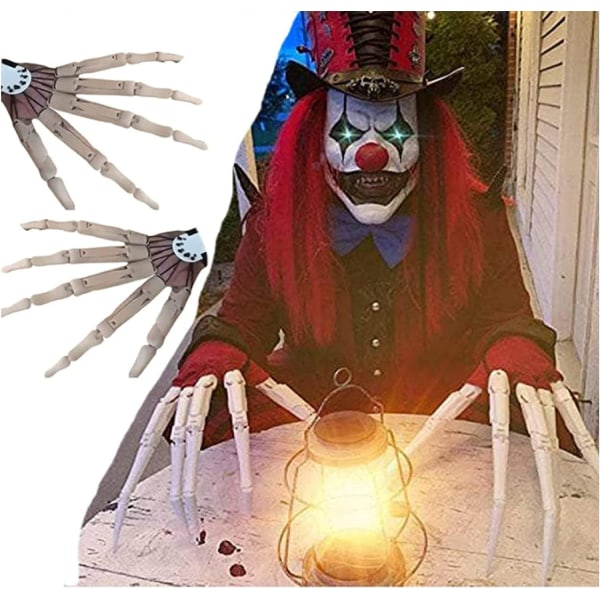 Halloween ledade fingrar, 3D- printed ledade fingrar Weiß