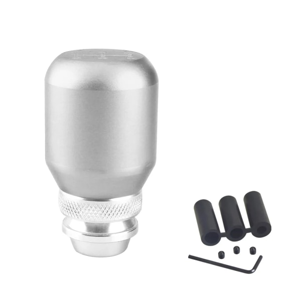 Bilracing JDM Aluminium Växelspak Universal Växelspaksknopp- Silver