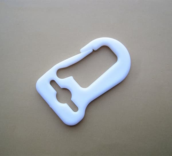 Perle sjeldne 100 karabinkroker, flaggkroker, plastkarabinkroker for flaggstenger