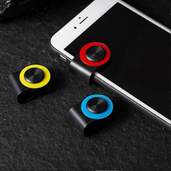 Mobilspilcontroller med klips, nem at bruge, plastik, nem at installere, touchskærm-joypad