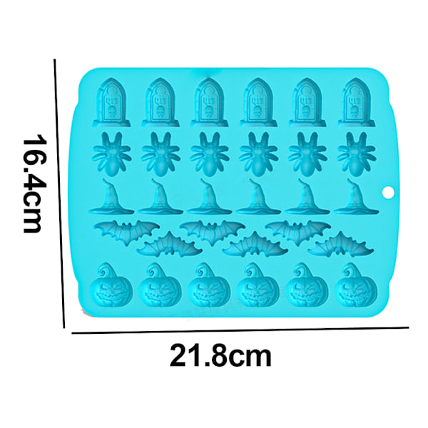 Halloween molds Molds med spöke blue
