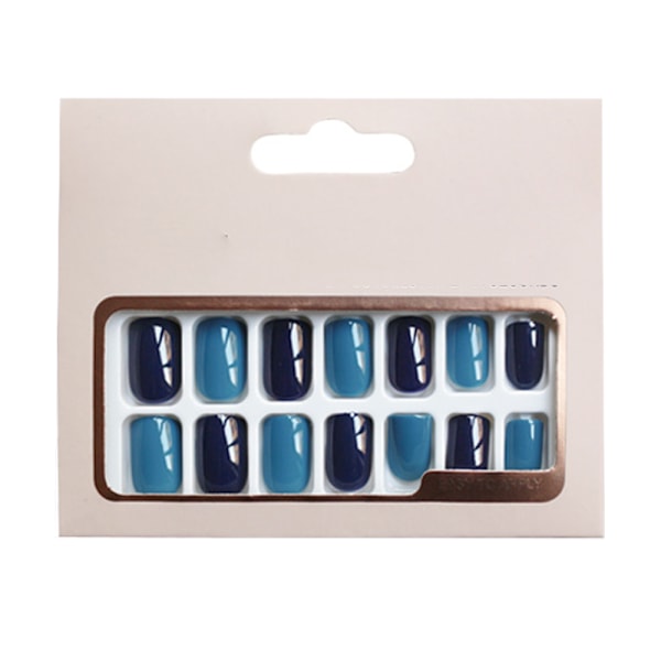 Color Press-On Manicure, Solid Color Mani style 2