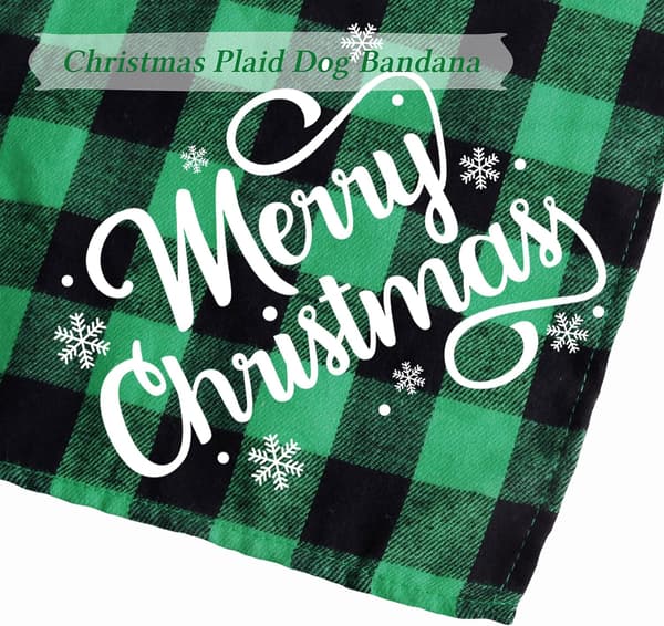2-pack jul pläda hundsnusnäsdukar, god jul snöflinga