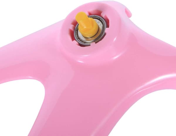 Den tysta löphjulet för hamsterns flygande tefat är lämplig för små hamsterigelkottar, rosa