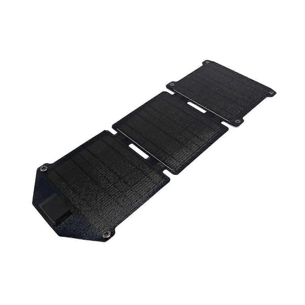 15W Solpanel Vikbar Väska Utomhus Solcellsladdningsväska USB-utgång Solladdare För Camping Utomhus