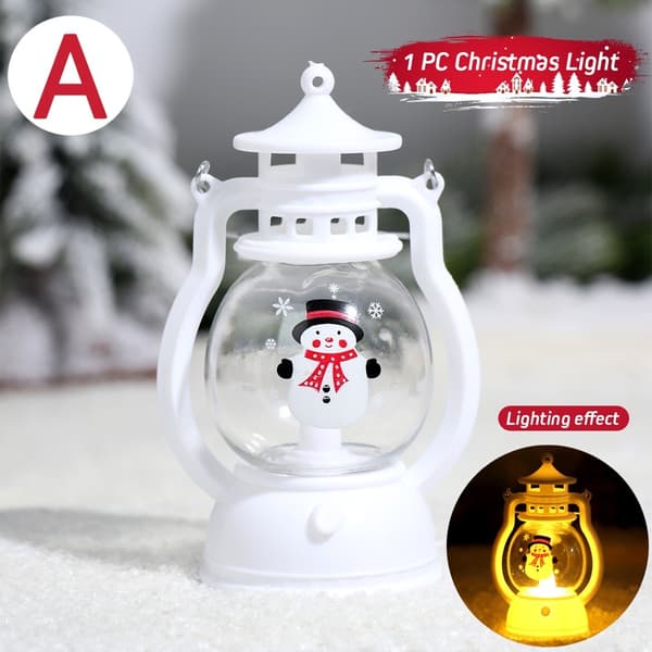 Christmas Led Lantern Light Batteridrevet juletre