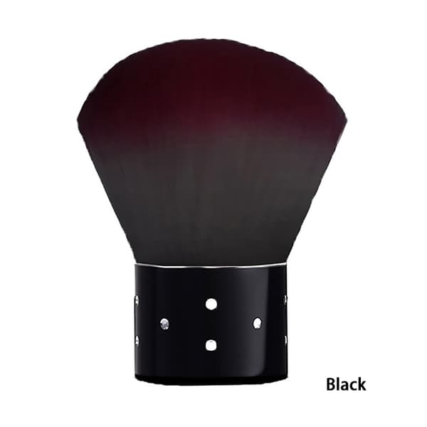 Soft Nail Cleaner Brush Mini Støvfjerning Rengjøringsbørste Negl Ar Black