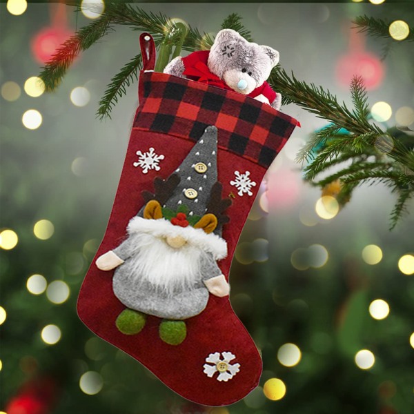 Julestrømpe, 3D Xmas-strømper for peishenging style 3