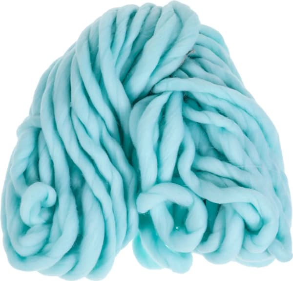 2 st 250g gör-det-själv-garn Mjukt Bulky Arm Stickning Roving Virkat Ullgarn Tjock Stickning Blå