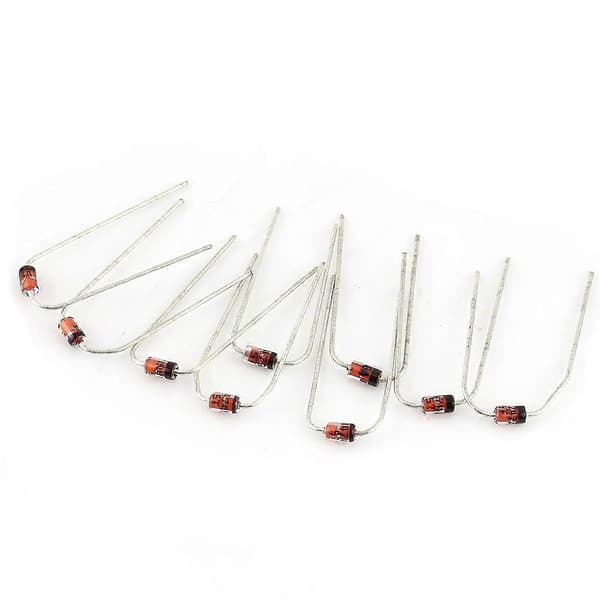 200 stk 10 verdier Zenerdiode-sortiment Elektronisk sett 1N4738~1N4748 med oppbevaringsboks