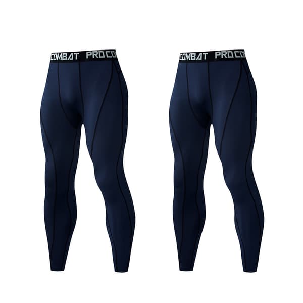 Kompressionsbyxor för män Athletic Leggings med