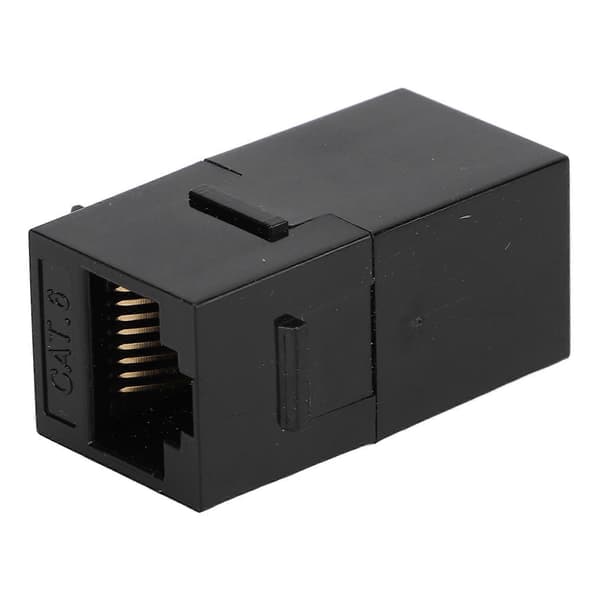 10 st Ethernet-kabelanslutningar ABS Stabil överföring RJ45-kabelförlängningsanslutningar för nätverkskommunikation