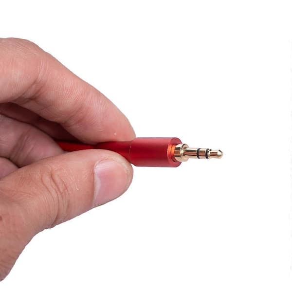 3,5 mm ljudkabel AUX-sladd hane till hane Högkvalitativ ljudsladd 1 m lång