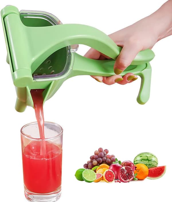 Citruspress, manuell fruktpress, bärbar citruspress, manuell L