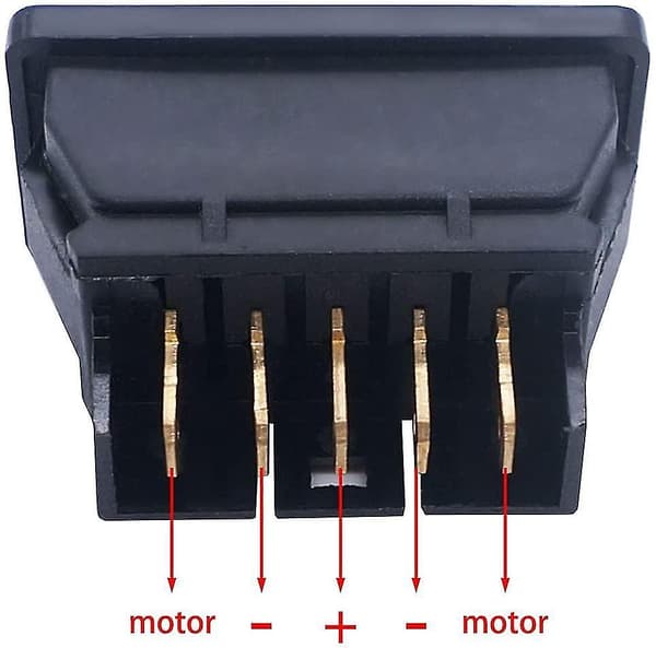 2st 5-stifts bilfönsterswitch 12V 20A kontroll K-011-JT