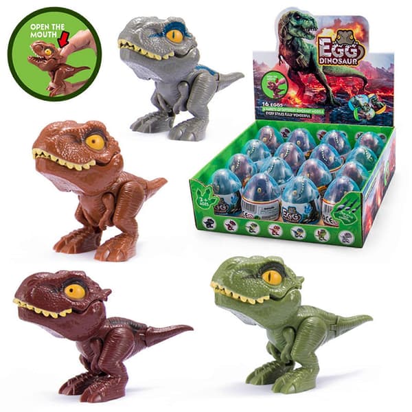 Barnefinger Dinosaur Egg Leketøy for gutter/jenter Actionfigurer Arkeologisk spill