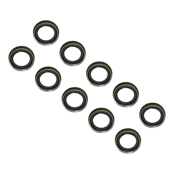 10PCS Dubbla Läpptätningar Hög Hårdhet Släpvagnsaxel Nav Hjul Fettätningar Passar för Dexter 010?019?00