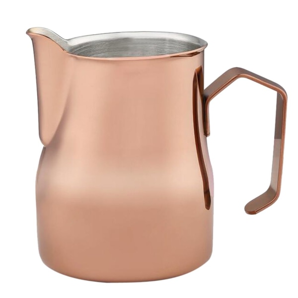 Rustfri mælkekande mælkeskummer blomsterkop 750ml rosaguld