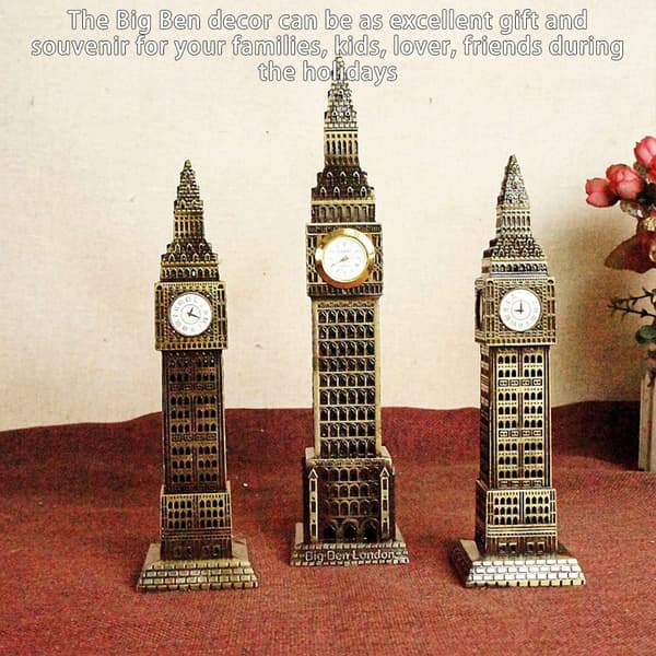 3D-modell London Big Ben Staty Souvenir present heminredning