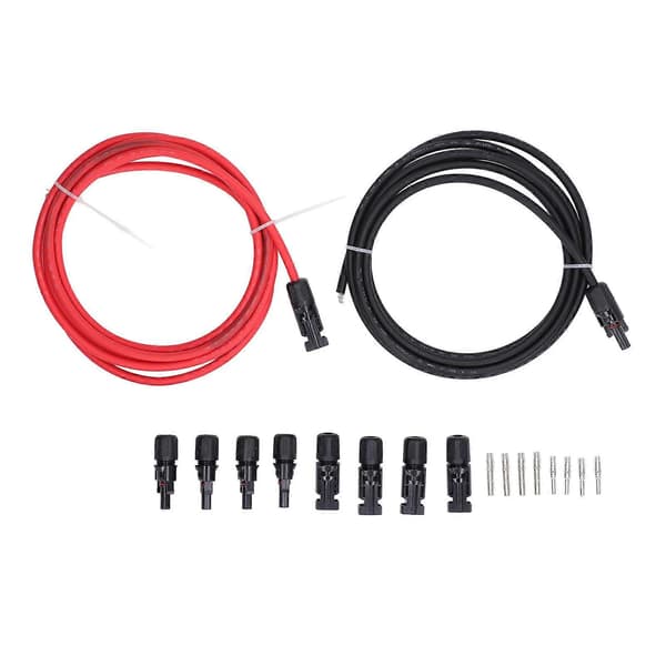 PWM solcellekontroller automatisk identifikasjon dobbel USB-port solcellelader med PV-kabel for hjem 24V 12V 10A