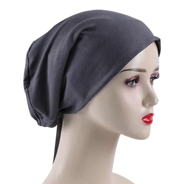 Turbanhatt Cap GRÅ Grey