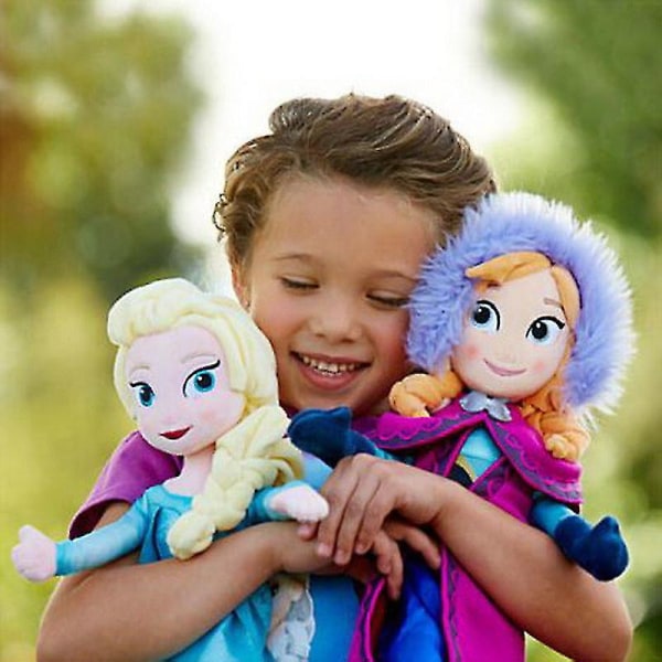 1 kpl 30/40/46/50 cm Frozen Elsa Olaf -nukkeja Lumikuningatar Prinsessa Täytetty Pehmo Anna 40cm