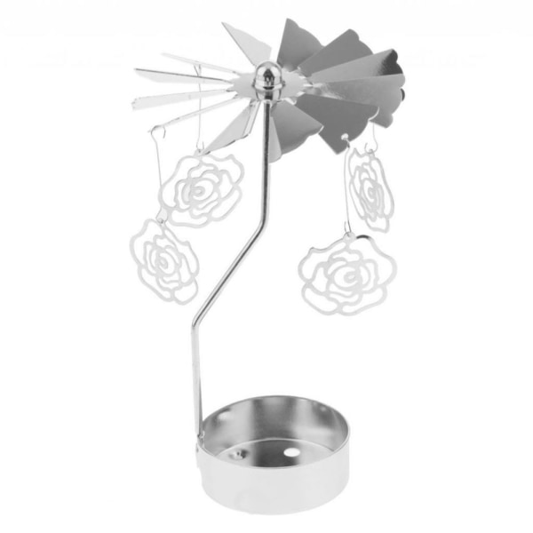 Juledekorasjon roterende lys rosa telys