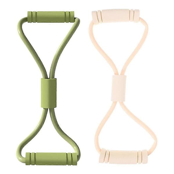 2st Dragrep Armmuskelträning Kvinnor Hushåll Ryggexpander Sträckare Armband för Träning