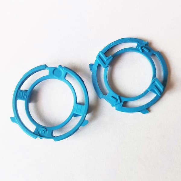Passer til Philips barbermaskiner s5000 s6000 blad fast bladholder blå plastik ring beslag tilbehør 3 stk