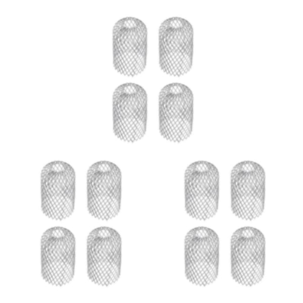 1/2/3/5 4x justerbar storlek aluminiumrännskydd för avlopp Height 16cm 8cm diam 3PCS