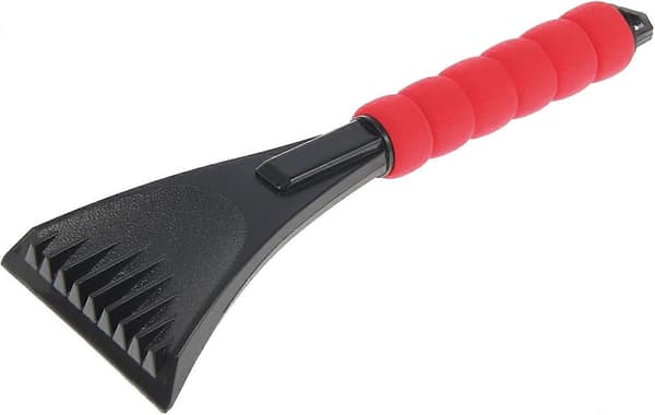 Bilaviser, isskrape med mykt sklisikkert håndtak, plastskrape, svart 280*95*25mm