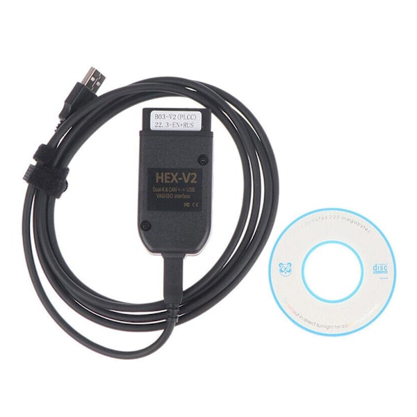 VAG COM 22.3.1 Obd2 Scanner HEX V2 VAGCOM Auto Diagnostisk Værktøj