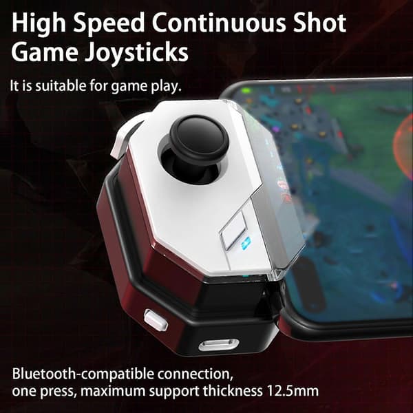 MB02 Gaming Trigger One Button Burst Automatisk Trykskud HID Standardtilstand Kontinuerligt Skud Spil Joysticks Spilkomponent