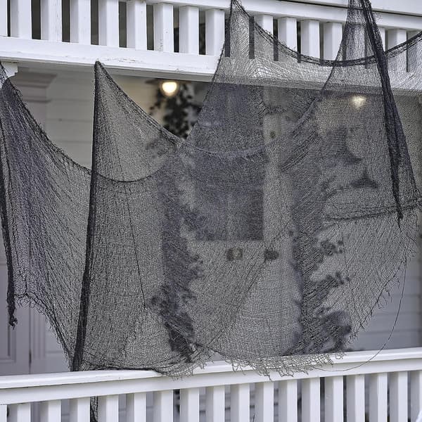 Musta kangas Halloween tausta - sisä- ja ulkokäyttöön, juhliin