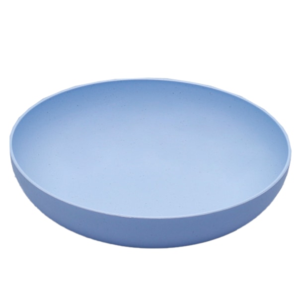 Vetehalm djupa middagstallrikar -Obrytbar robust plast blue