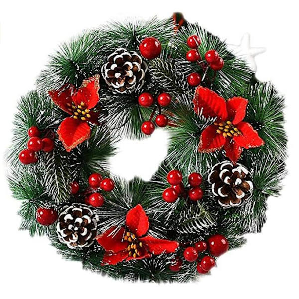Julkrans, dörrkrans Jul Juldekoration